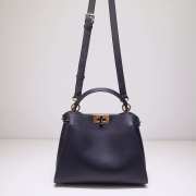 Fendi Peekaboo Essential Bag Leather Black Large 27x13x22cm - 1