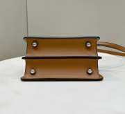 Fendi Peekaboo with silver hardaware brown 23x9x20cm  - 6