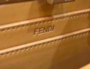 Fendi Peekaboo with silver hardaware brown 23x9x20cm  - 4