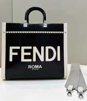 Fendi black Tote bag 35.5x15x30cm - 1