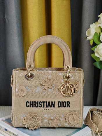 Dior Lady D-Lite brown 24x20x11cm