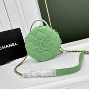 Chanel Round bag green 16x6cm - 1