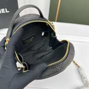 Chanel Round bag black 16x6cm - 4