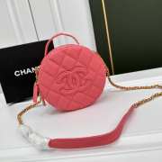 Chanel Round bag pink 16x6cm - 1