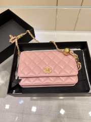 Chanel Woc Pink Bag 12.3x19.2x3.5cm - 1