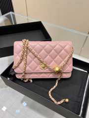 Chanel Woc Pink Bag 12.3x19.2x3.5cm - 3