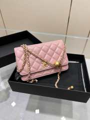 Chanel Woc Pink Bag 12.3x19.2x3.5cm - 4