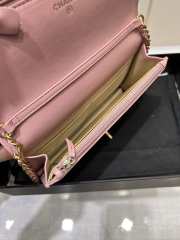 Chanel Woc Pink Bag 12.3x19.2x3.5cm - 5