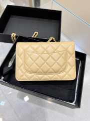 Chanel Woc yellow with gold hardware 12.3x19.2x3.5cm - 5