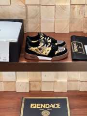 Fendi Match Black & Yellow Sneaker  - 2