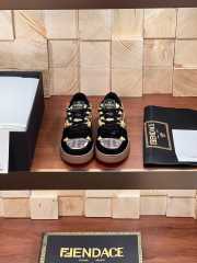 Fendi Match Black & Yellow Sneaker  - 3