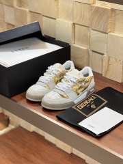 Fendi Match White & Yellow Sneaker - 4