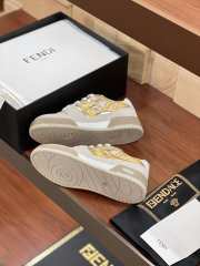 Fendi Match White & Yellow Sneaker - 5