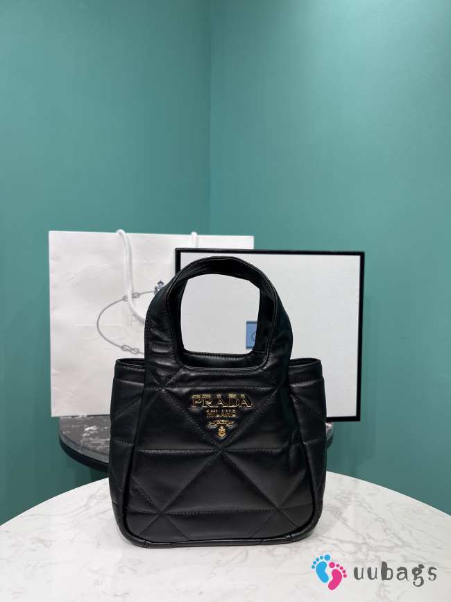 Prada black mini bag 1BG451 18x16x10cm - 1