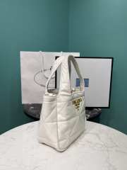 Prada white mini bag 1BG451 18x16x10cm - 3