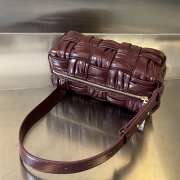 Bottega Veneta Intrecciato Leather Cassette Bag Brown 23.5x10.5x10cm - 5