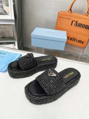 Prada slippers Black 5cm - 6