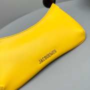 Jacquemus Le Bisou yellow handbag 27x10.5cm - 2