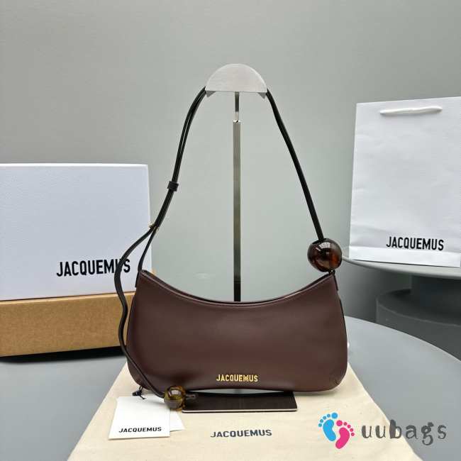 Jacquemus Le Bisou brown handbag 27x10.5cm - 1