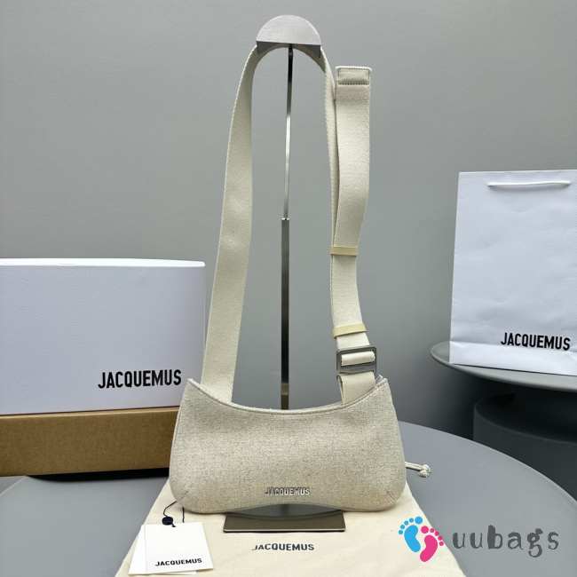 Jacquemus Le Bisou white handbag 27x10.5cm - 1