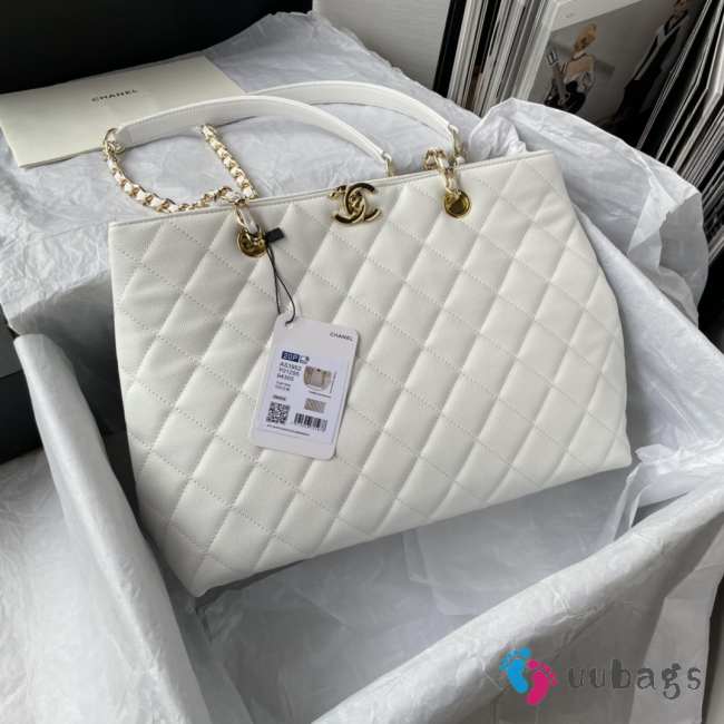 Chanel tote white 31x23x14cm - 1