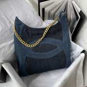 Chanel Denim Large Size 34×36×7cm - 5