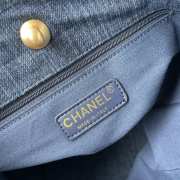 Chanel Denim Large Size 34×36×7cm - 2