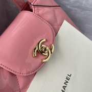 Chanel Top Handle Pink 20x15x7cm - 6