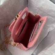 Chanel Top Handle Pink 20x15x7cm - 5