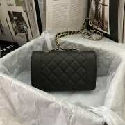 Chanel Flapbag Black 23x14x7cm - 5