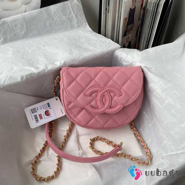 Chanel Flapbag pink 19x16x7cm - 1