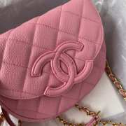 Chanel Flapbag pink 19x16x7cm - 3