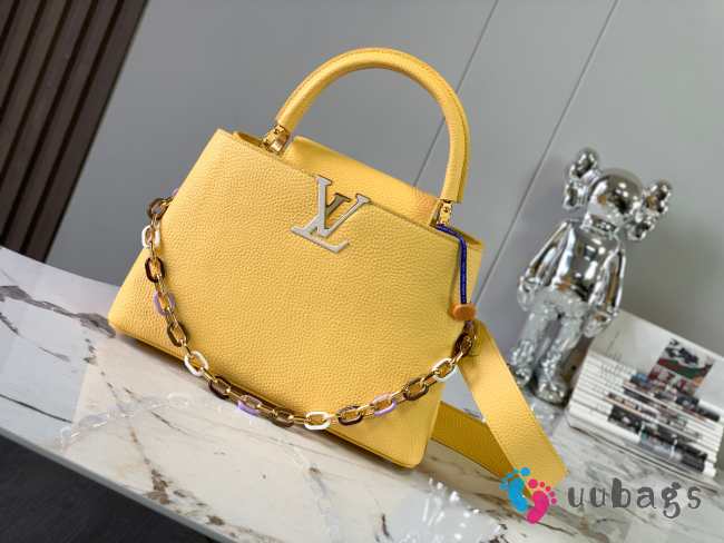 Louis Vuitton Capucines in yellow 31.5×20×11cm - 1