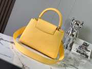 Louis Vuitton Capucines in yellow 31.5×20×11cm - 4