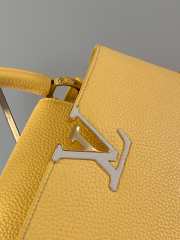 Louis Vuitton Capucines in yellow 31.5×20×11cm - 2