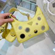 Prada 1BH204 Shoulder Bag Yellow 22cm - 1