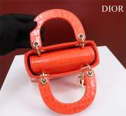 Dior M0505-Lady Orange 17x15x7cm - 5