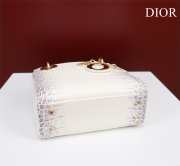 Dior M0505-Lady Gold Buckle white 17x15x7cm - 2