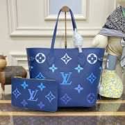 Louis Vuitton Neverfull M46516 blue 31x28x14cm - 1