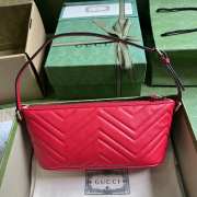 Gucci Marmont red handbag 23x12x10cm - 5