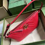 Gucci Marmont red handbag 23x12x10cm - 3