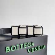 Bottega Veneta Canvas and sheepskin cross-body bag white - 2