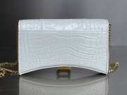 Balenciagα white shoulder bag 19x12x5cm - 2