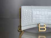 Balenciagα white shoulder bag 19x12x5cm - 4