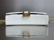 Balenciagα white shoulder bag 19x12x5cm - 6