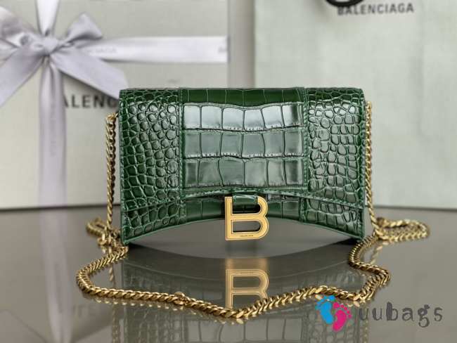 Balenciagα green shoulder bag 19x12x5cm - 1