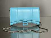 Balenciagα blue shoulder bag 19x12x5cm - 4