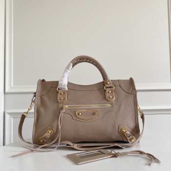 Balenciaga Classic Leather Brown 38x24x12cm