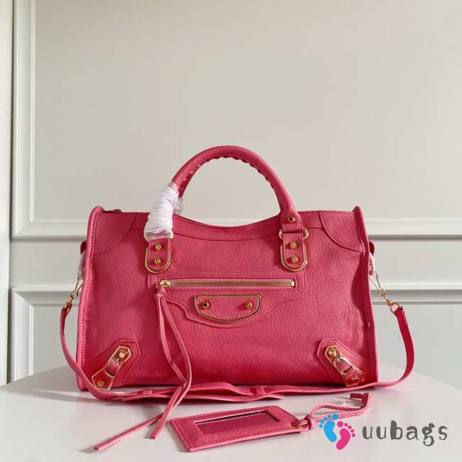 Balenciaga Classic Leather Pink 38x24x12cm - 1