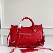 Balenciaga Classic Leather Red 38x24x12cm - 1